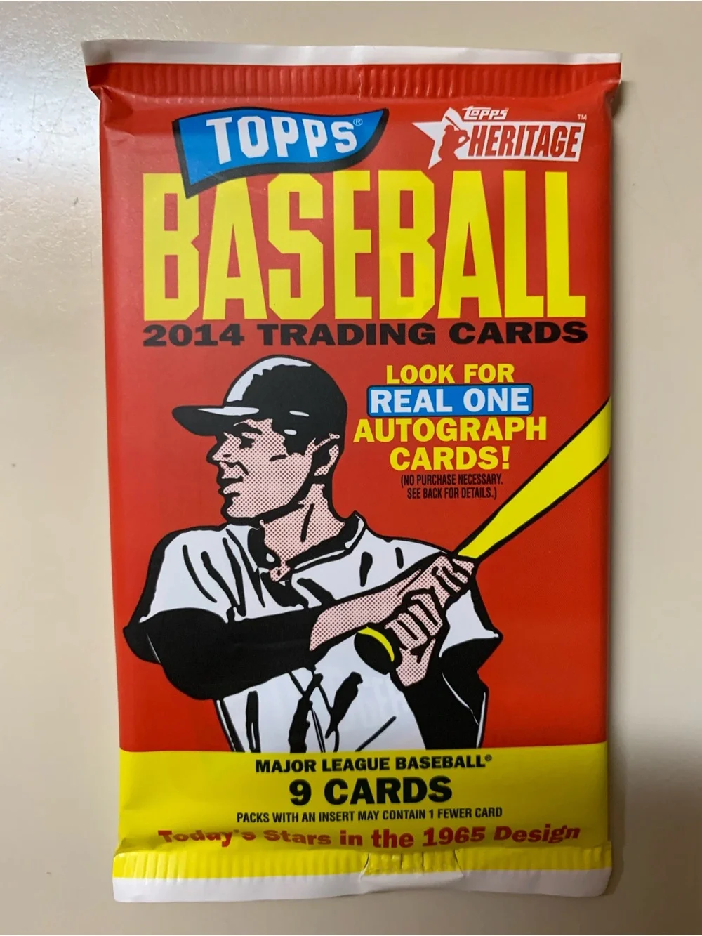 2014 Topps Heritage Baseball Unopened Pack Lot (4 Packs) - Sealed Retail